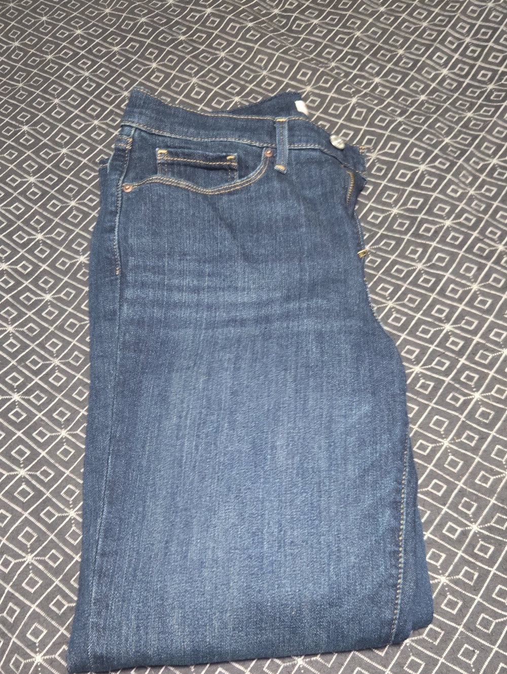 Levi's Women's Straight Jeans in Dark Blue Denim